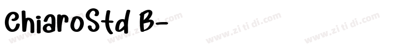 ChiaroStd B字体转换 ChiaroStd B字体转换